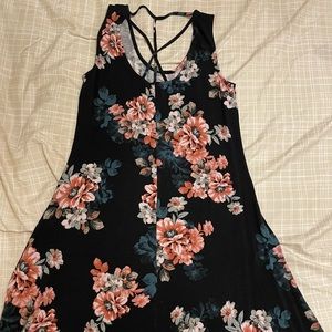 Floral Knee Length Dress